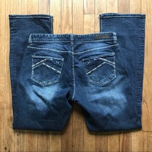 Rock & Roll Cowgirl Boyfriend Dark Wash Jeans
